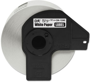 Brother Shipping Labels Die-Cut 1.9" x 4", White, 600 Labels/Roll