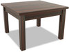A Picture of product ALE-VA7520MY Alera® Valencia™ Series Corner Occasional Table Rectangle, 23.63w x20d x20.38h, Mahogany