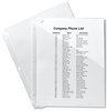 A Picture of product AVE-75243 Avery® Binder Pockets 3-Hole Punched, 9.25 x 11, Clear, 5/Pack