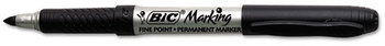 BIC® Marking™ Fine Tip Permanent Marker,  Tuxedo Black, Dozen