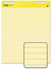 A Picture of product MMM-559VAD6PK Post-it® Easel Pads Super Sticky Self-Stick Vertical-Orientation Pad Value Pack, Unruled, 25 x 30, White, Sheets, 6/Carton