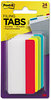 A Picture of product MMM-686ALYR3IN Post-It® Tabs Solid Color 1/3-Cut, Assorted Colors, 3" Wide, 24/Pack