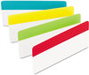 A Picture of product MMM-686ALYR3IN Post-It® Tabs Solid Color 1/3-Cut, Assorted Colors, 3" Wide, 24/Pack