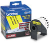 A Picture of product BRT-DK2606 Brother Continuous Length Label Tapes Film Tape, 2.4" x 50 ft Roll, Yellow