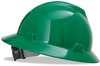 A Picture of product MSA-475370 MSA V-Gard® Hard Hats,  Fas-Trac Ratchet Suspension, Size 6 1/2 - 8, Green