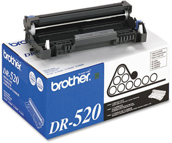 Brother DR520 Drum Unit 25,000 Page-Yield, Black