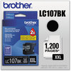 A Picture of product BRT-LC107BK Brother LC103BK-LC107BK Ink LC107BK Innobella Super High-Yield 1,200 Page-Yield, Black