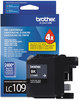 A Picture of product BRT-LC109BK Brother LC109BK Ink Innobella Super High-Yield 2,400 Page-Yield, Black