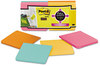 A Picture of product MMM-F2208SSAU Post-it® Notes Super Sticky Full Adhesive Notes,  2 x 2, Assorted Rio de Janeiro Colors, 8/PK