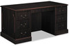 A Picture of product HON-94251NN HON® 94000 Series™ Double Pedestal Desk 60" x 30" 29.5", Mahogany