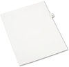 A Picture of product AVE-01083 Avery® Preprinted Style Legal Dividers Exhibit Side Tab Index 10-Tab, 83, 11 x 8.5, White, 25/Pack, (1083)