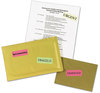 A Picture of product AVE-5979 Avery® High-Visibility ID Labels Permanent Laser 1 x 2.63, Asst. Neon, 450/Pack