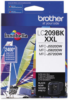 Brother LC209BK Ink Innobella Super High-Yield 2,400 Page-Yield, Black