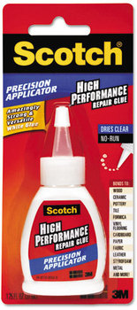 Scotch® Super Glue with Precision Applicator,  Precision Applicator, 1.25 oz, Clear