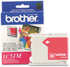 A Picture of product BRT-LC51M Brother LC51BK, LC51C, LC51HYBK, LC51M, LC51Y Ink,  Magenta
