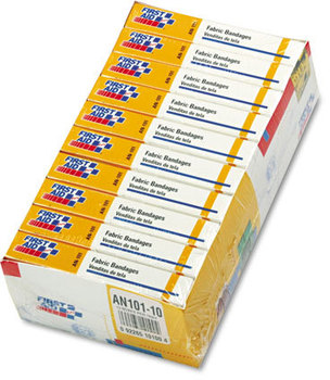 First Aid Only™ Bandages Refill for ANSI-Compliant First Aid Kit,  1" x 3", 160/Pack