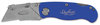 A Picture of product GNS-12113 Great Neck® Sheffield Folding Lockback Knife,  1 Utility Blade, Blue