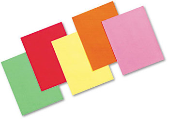 Pacon® Array® Colored Bond Paper,  24lb, 8-1/2 x 11, Assorted Brights, 500 Sheets/Ream