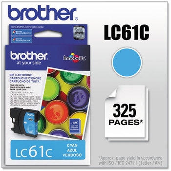Brother LC612PKS-LC61YS Ink,  Cyan