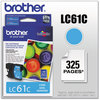 A Picture of product BRT-LC61C Brother LC612PKS-LC61YS Ink,  Cyan