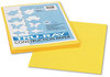 A Picture of product PAC-103004 Pacon® Tru-Ray® Construction Paper,  76 lbs., 9 x 12, Yellow, 50 Sheets/Pack