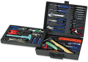 Great Neck® 110-Piece Home and Office Tool Kit,  Drop Forged Steel Tools, Black Plastic Case