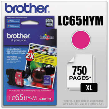Brother LC65 Ink Cartridge,  Magenta
