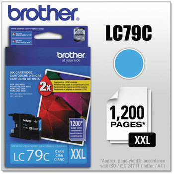 Brother LC793PKS-LC79Y Ink,  Cyan