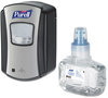 A Picture of product GOJ-1305D PURELL® LTX-7™ Advanced Instant Hand Sanitizer Kit,  700mL, Touch-Free, Chrome/Black, 4/CT