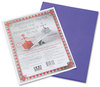 A Picture of product PAC-103603 Pacon® Riverside® Construction Paper,  76 lbs., 9 x 12, Violet, 50 Sheets/Pack