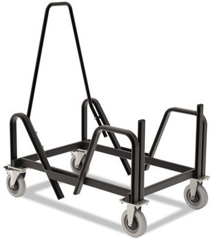 HON® Motivate® Seating Cart Metal, 21.38" x 34.25" 36.63", Black