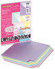 A Picture of product PAC-109131 Pacon® Reminiscence™ Card Stock,  65 lbs, Letter, Assorted Bright Pearl Colors, 50/Pack