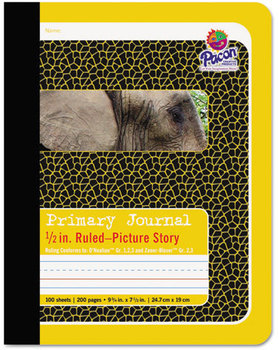 Pacon® Primary Journal,  1/2" Ruling, 9-3/4 x 7-1/2, 100 Sheets