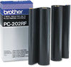 A Picture of product BRT-PC202RF Brother PC202RF Thermal Transfer Refill Rolls,  Black, 2/PK