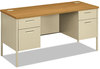 A Picture of product HON-P3231CL HON® Metro Classic Kneespace Credenza Series 60w x 24d 29.5h, Harvest/Putty