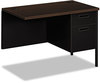 A Picture of product HON-P3235RMOP HON® Metro Classic Series "L" Workstation Return Right, 42w x 24d 29.5h, Mocha/Black