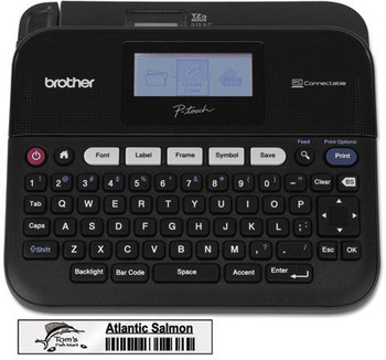 Brother P-Touch® PT-D450 Versatile PC-Connectable Label Maker,  PC-Connectable Label Maker, Black