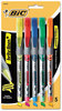 A Picture of product BIC-B4P51ASST BIC® Brite Liner® +,  Chisel Tip, 5/Set