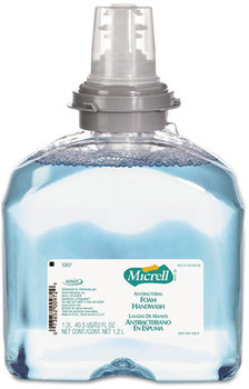 MICRELL® Antibacterial Foam Handwash. 1200 mL Refill for MICRELL® TFX™ Dispenser. 2 Refills/Case.