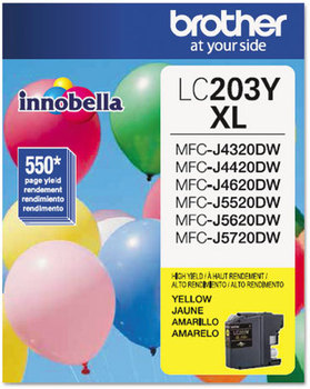 Brother LC2033PKS-LC205Y Ink LC203Y Innobella High-Yield 550 Page-Yield, Yellow