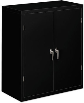 HON® Brigade® Assembled Storage Cabinet 36w x 18d 42h, Black