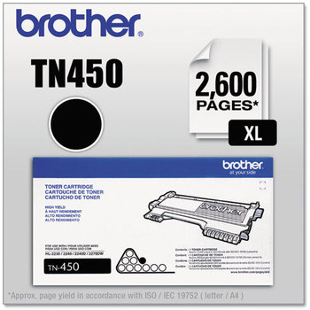 Brother TN420, TN450 Toner,  Black