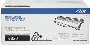 Brother TN820, TN850 Toner,  Black