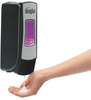 A Picture of product GOJ-8712D GOJO® ADX-7™ Antibacterial Foam Handwash Kit,  700mL, Manual, Chrome/Black, 4/Carton