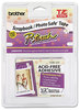 A Picture of product BRT-TZEAF231 Brother P-Touch® TZ Series Photo and Scrapbook Safe Tape,  1/2w, Black on White
