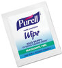 A Picture of product GOJ-9022 PURELL® Hand Sanitizing Wipes Alcohol Formula. 100 Individually-Wrapped Wipes in Box. 10 Boxes/Case.