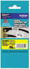 A Picture of product BRT-TZEFX631 Brother P-Touch® TZe Flexible ID Laminated Labeling Tape,  1/2in x 26.2ft, Blk on Yellow