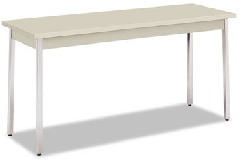 HON® Utility Table Rectangular, 60w x 20d 29h, Light Gray