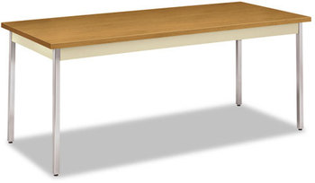 HON® Utility Table Rectangular, 72w x 30d 29h, Harvest/Putty