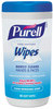 A Picture of product GOJ-9120 PURELL® Hand Sanitizing Wipes,  5.7 x 7 1/2, Clean Refreshing Scent, 40/Canister, 6/Crtn